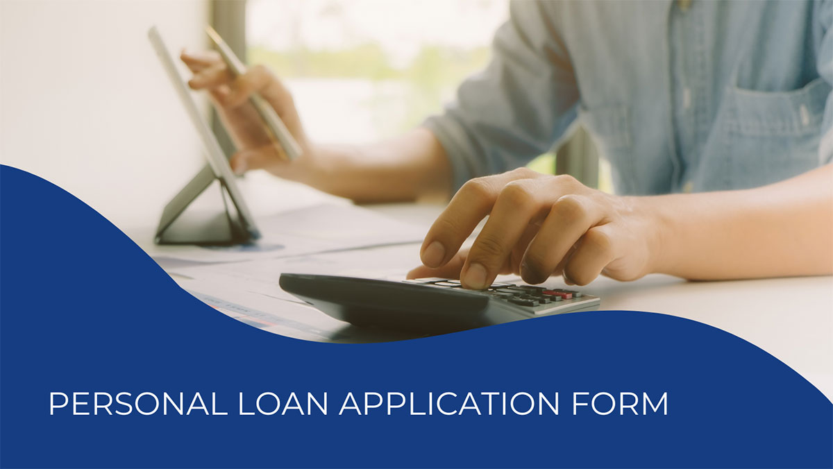 personal loan application form